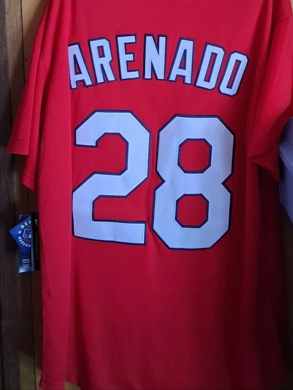 Mystery Sports Card With Nolan Arenado St Louis Cardinals Medium Jersey